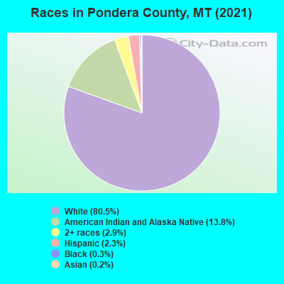 Races in Pondera County, MT (2021)
