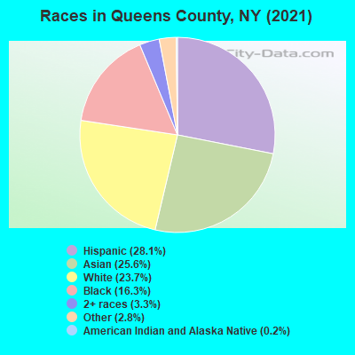 Races in Queens County, NY (2019)