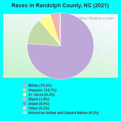 Races in Randolph County, NC (2021)