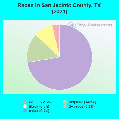 Races in San Jacinto County, TX (2022)