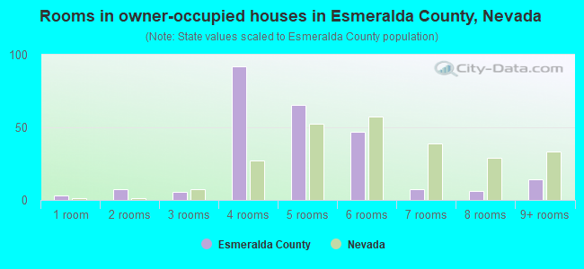 Rooms in owner-occupied houses in Esmeralda County, Nevada