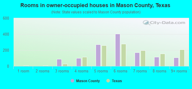 Rooms in owner-occupied houses in Mason County, Texas