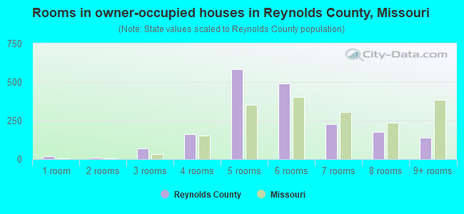 Rooms in owner-occupied houses in Reynolds County, Missouri