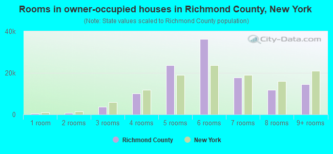 Rooms in owner-occupied houses in Richmond County, New York