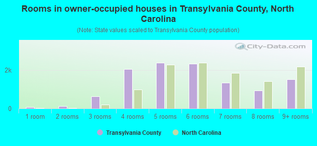 Rooms in owner-occupied houses in Transylvania County, North Carolina