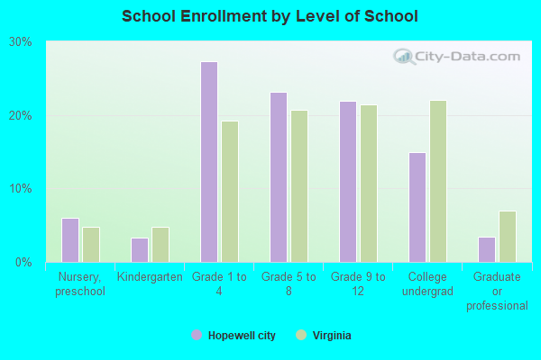 School Enrollment by Level of School