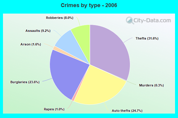 Crimes by type - 2006