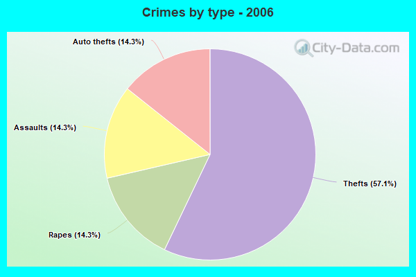 Crimes by type - 2006