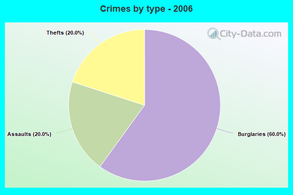 Crimes by type - 2006