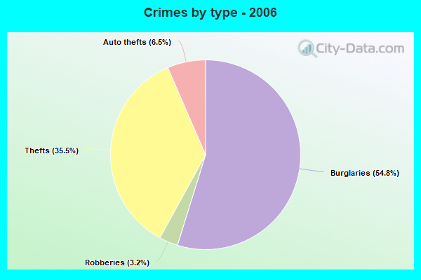 Crimes by type - 2006