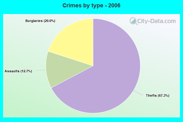 Crimes by type - 2006