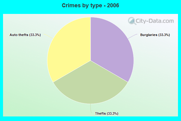 Crimes by type - 2006