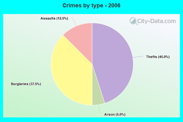 Crimes by type - 2006