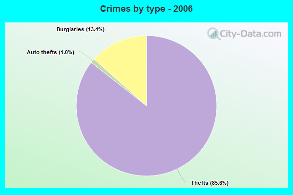 Crimes by type - 2006