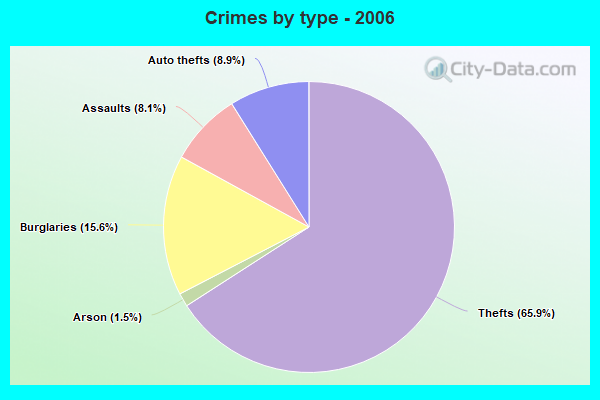 Crimes by type - 2006