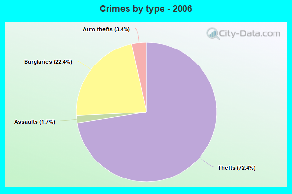 Crimes by type - 2006