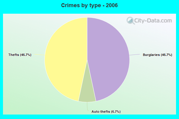 Crimes by type - 2006