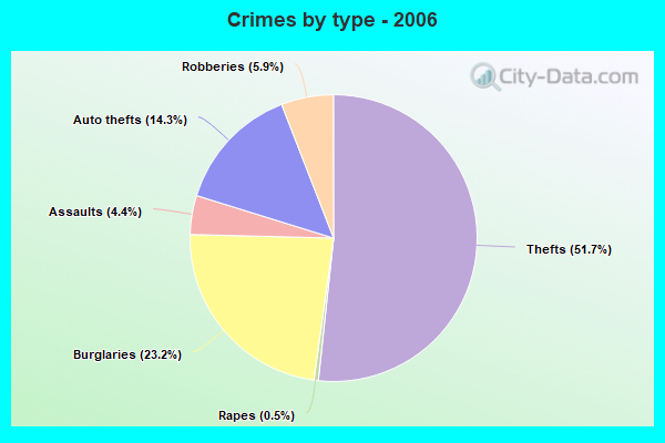 Crimes by type - 2006