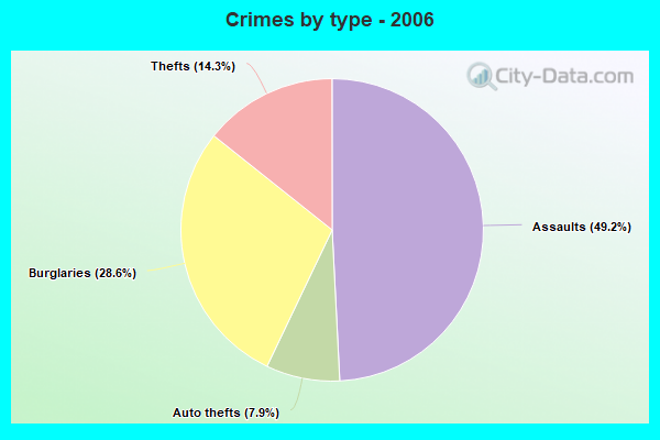 Crimes by type - 2006