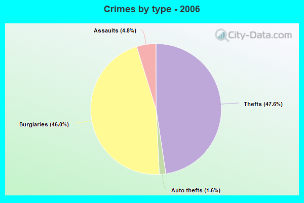 Crimes by type - 2006