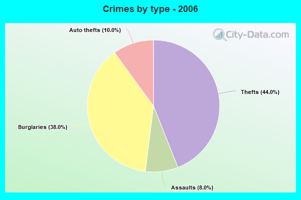 Crimes by type - 2006