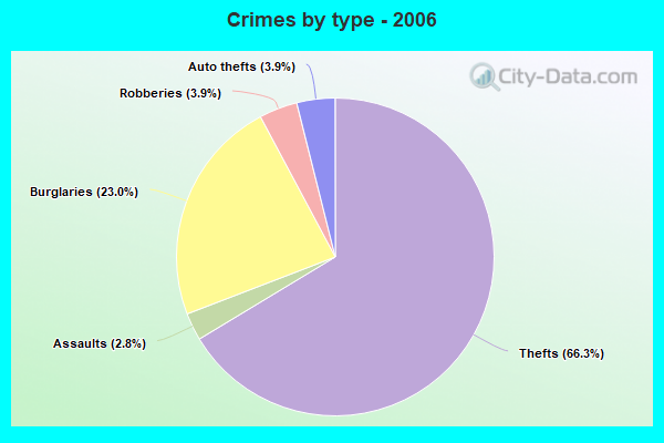 Crimes by type - 2006