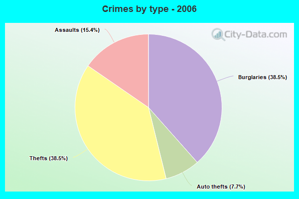 Crimes by type - 2006