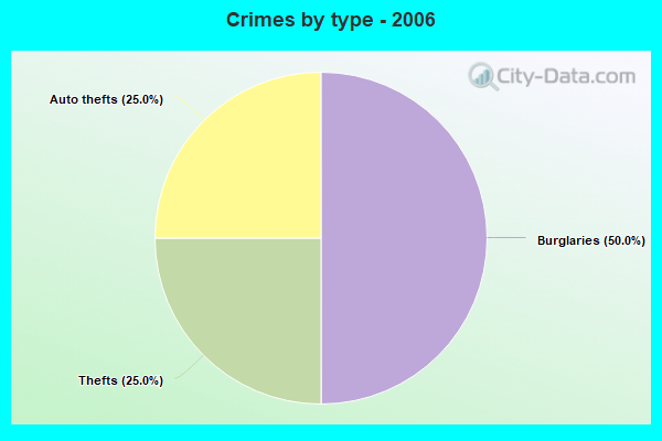 Crimes by type - 2006