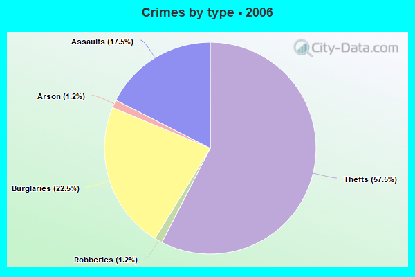 Crimes by type - 2006