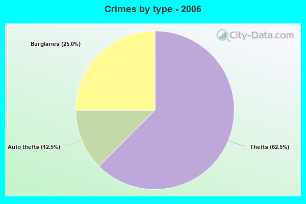 Crimes by type - 2006