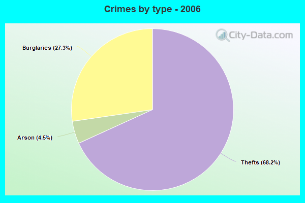 Crimes by type - 2006