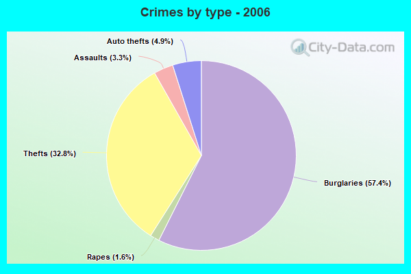 Crimes by type - 2006