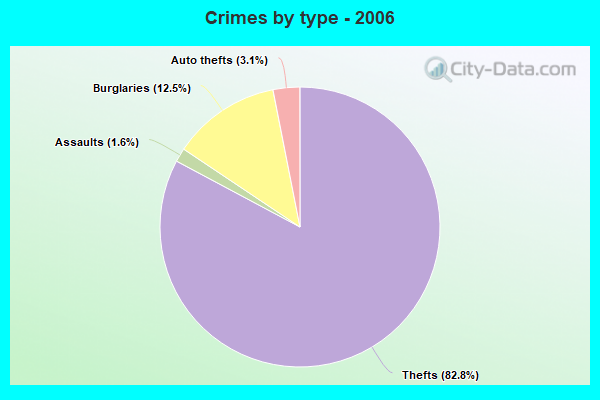 Crimes by type - 2006