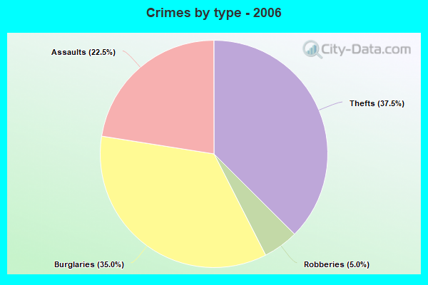 Crimes by type - 2006