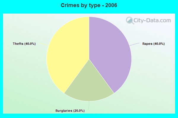 Crimes by type - 2006