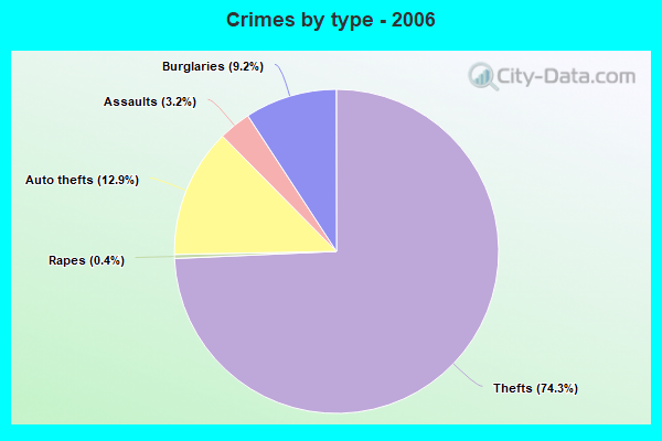 Crimes by type - 2006