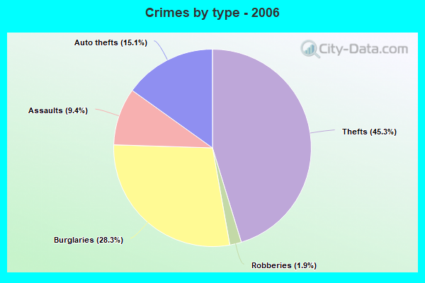 Crimes by type - 2006