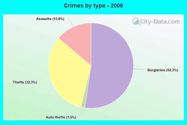 Crimes by type - 2006