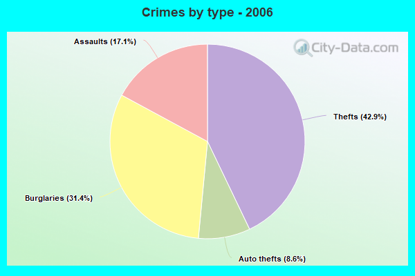 Crimes by type - 2006