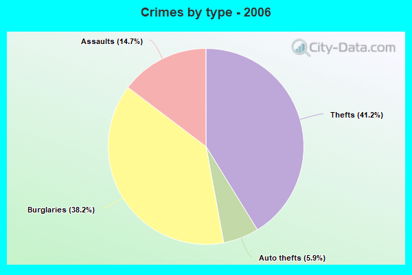 Crimes by type - 2006