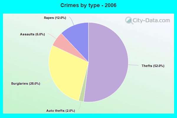 Crimes by type - 2006