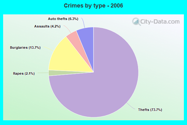 Crimes by type - 2006