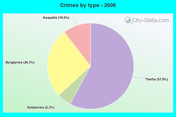 Crimes by type - 2006