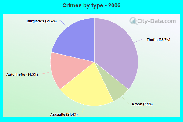 Crimes by type - 2006