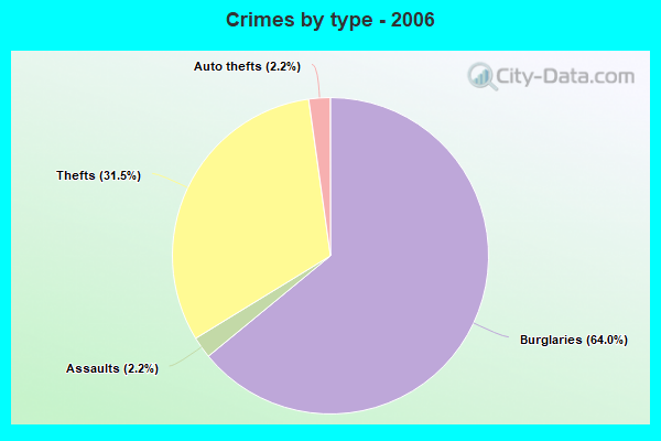 Crimes by type - 2006