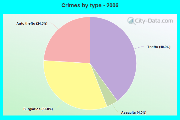 Crimes by type - 2006