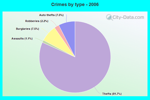 Crimes by type - 2006