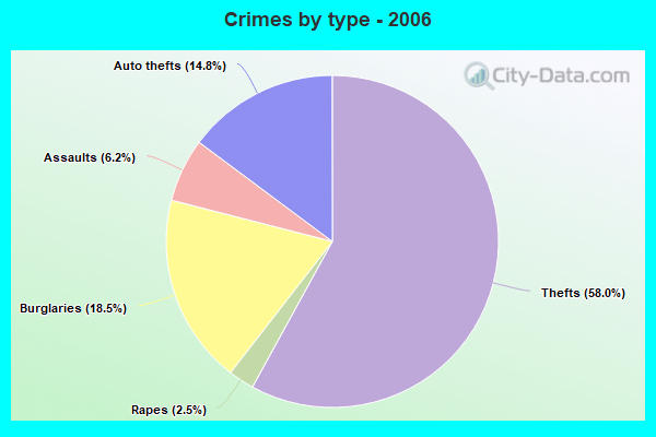 Crimes by type - 2006