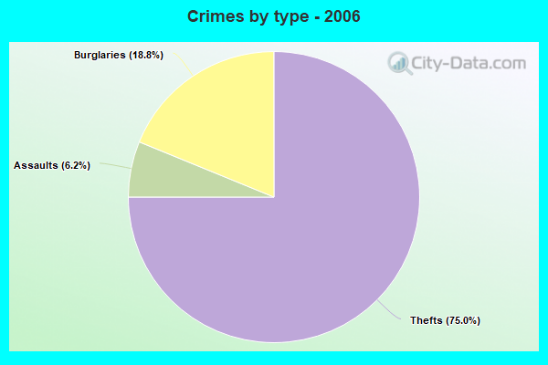 Crimes by type - 2006