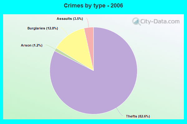 Crimes by type - 2006